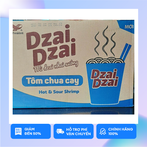 Mì ly unif tôm chua cay.