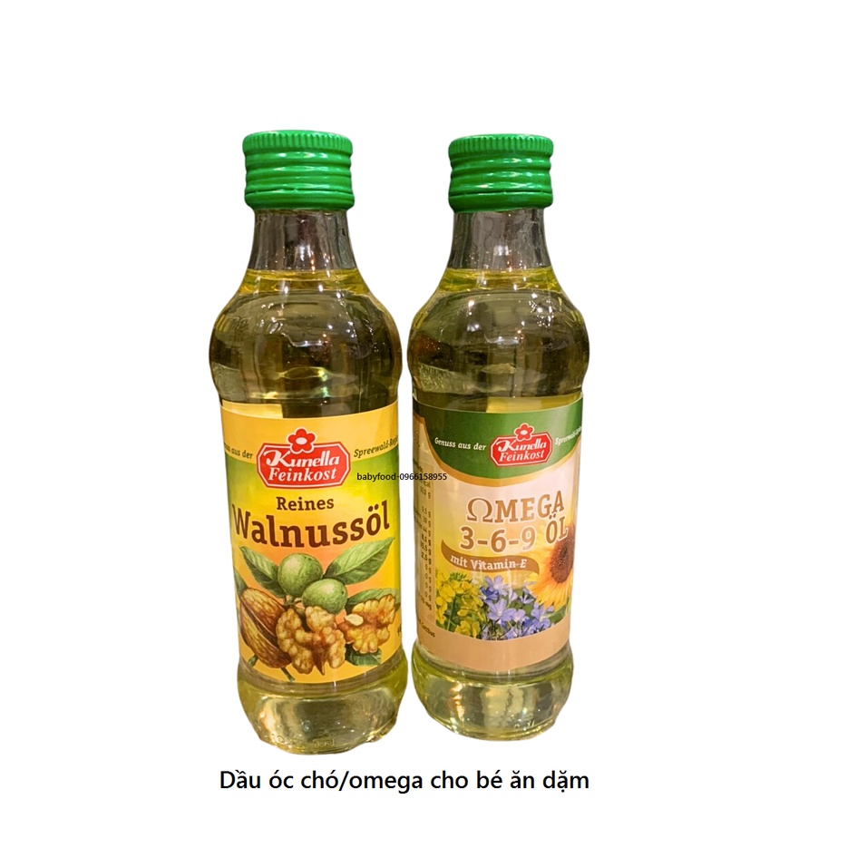 Dầu óc chó omega Kunella Đức 100ml cho bé