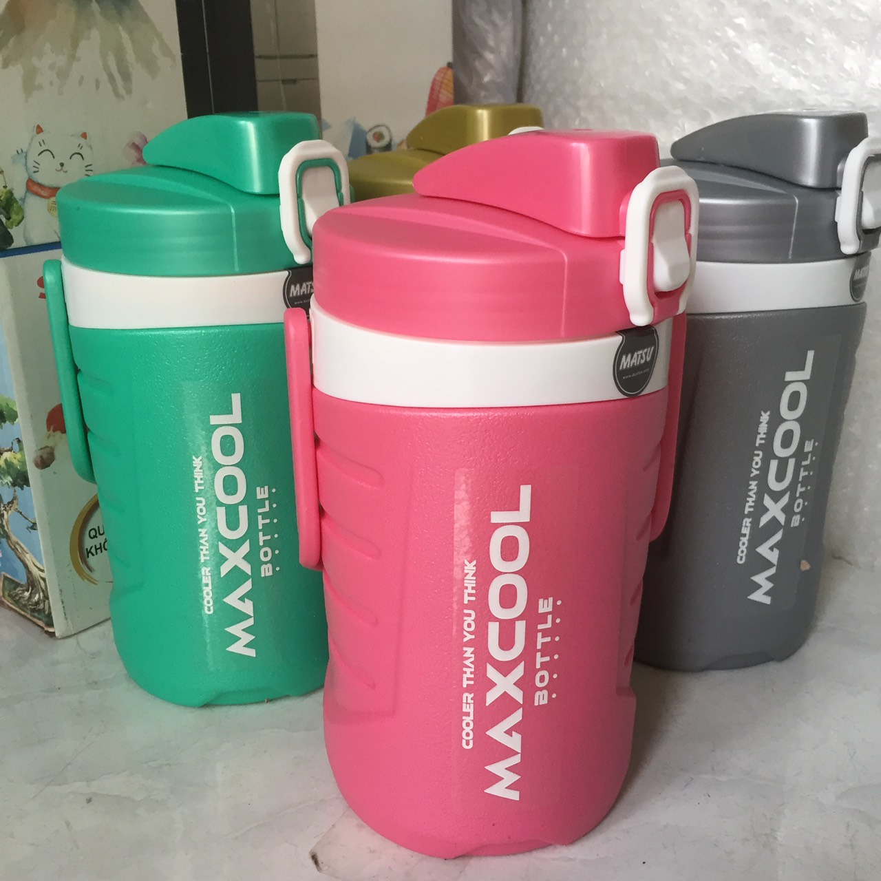 [HCM]BÌNH GIỮ NHIỆT MAXCOOL 1L NHỰA DUY TÂN