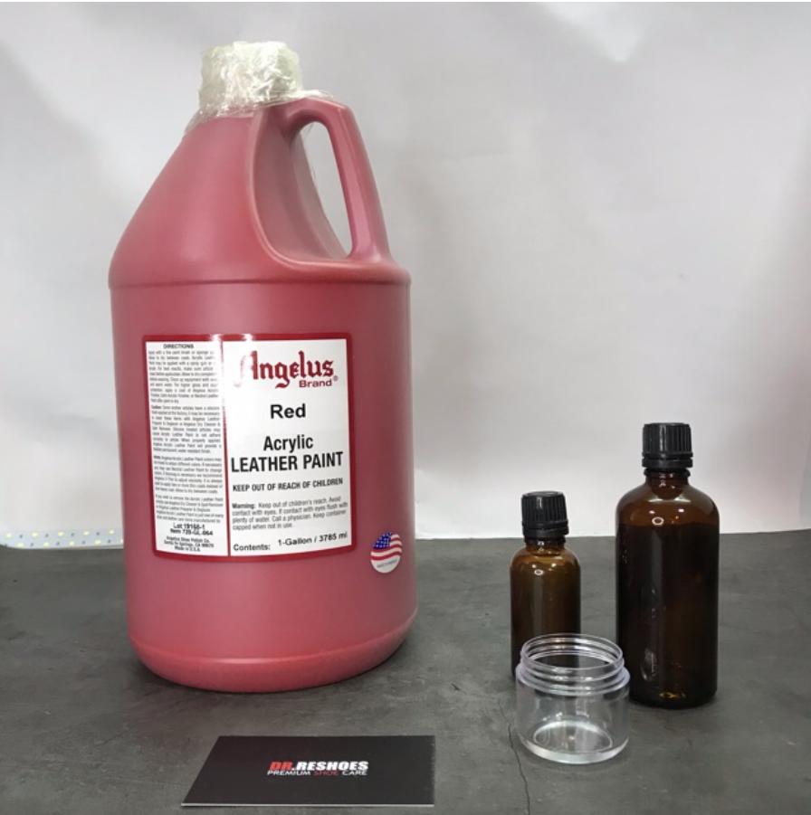 Màu vẽ Angelus Leather Paint combo 12 màu (Đen, Trắng, Đỏ, Vàng, Xanh lá, Tím, Xanh dương, Cam, Hồng, Xanh Navy, Xanh rằn ri, Xanh nhạt)