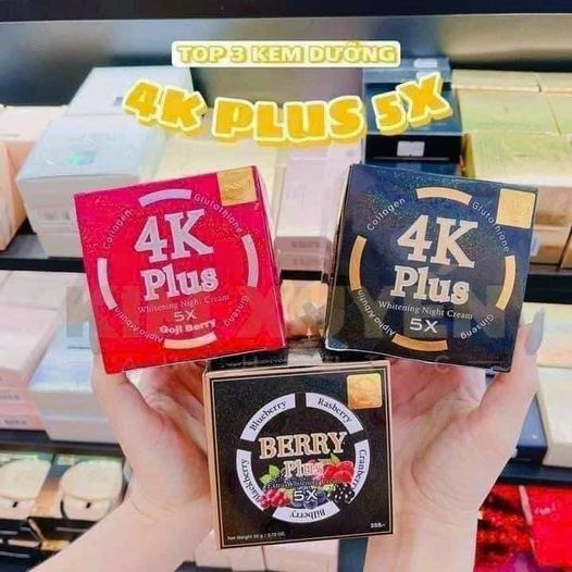 KEM 4K PLUS ĐỎ THÁI LAN dành cho da mụn