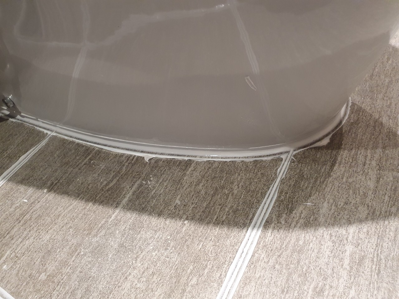 Bộ keo chít mạch Màu Trắng (dán ron gạch) + 4 dụng cụ thi công