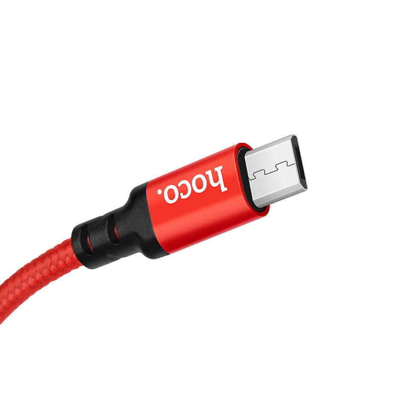 CÁP SẠC NHANH DÂY DÙ X14 MICRO 2.0A 1M