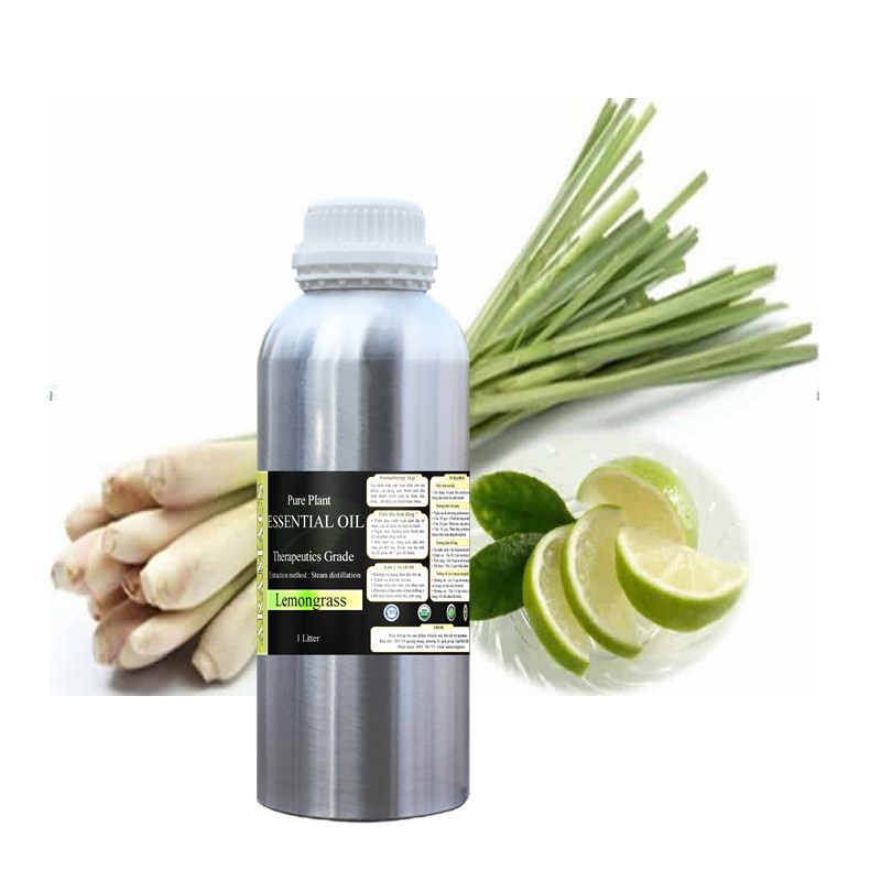 Aramacs Lemongrass Essential Oils 1000ml naturalwith verification quality test
