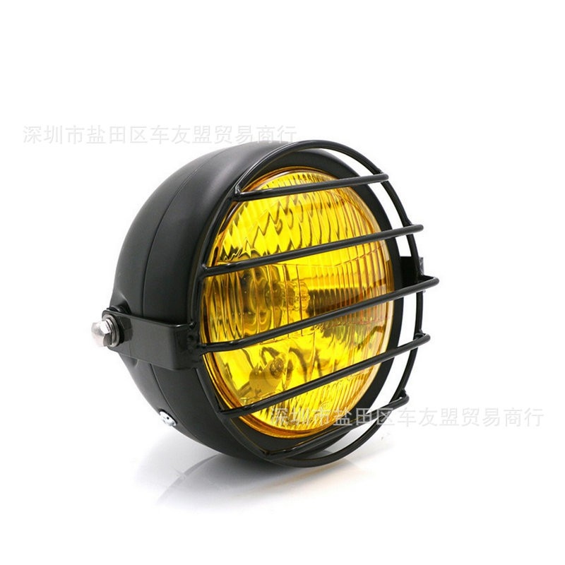 Lưới Sắt Che Đèn Pha Moto Hình Tròn [ 1 Chiếc ]