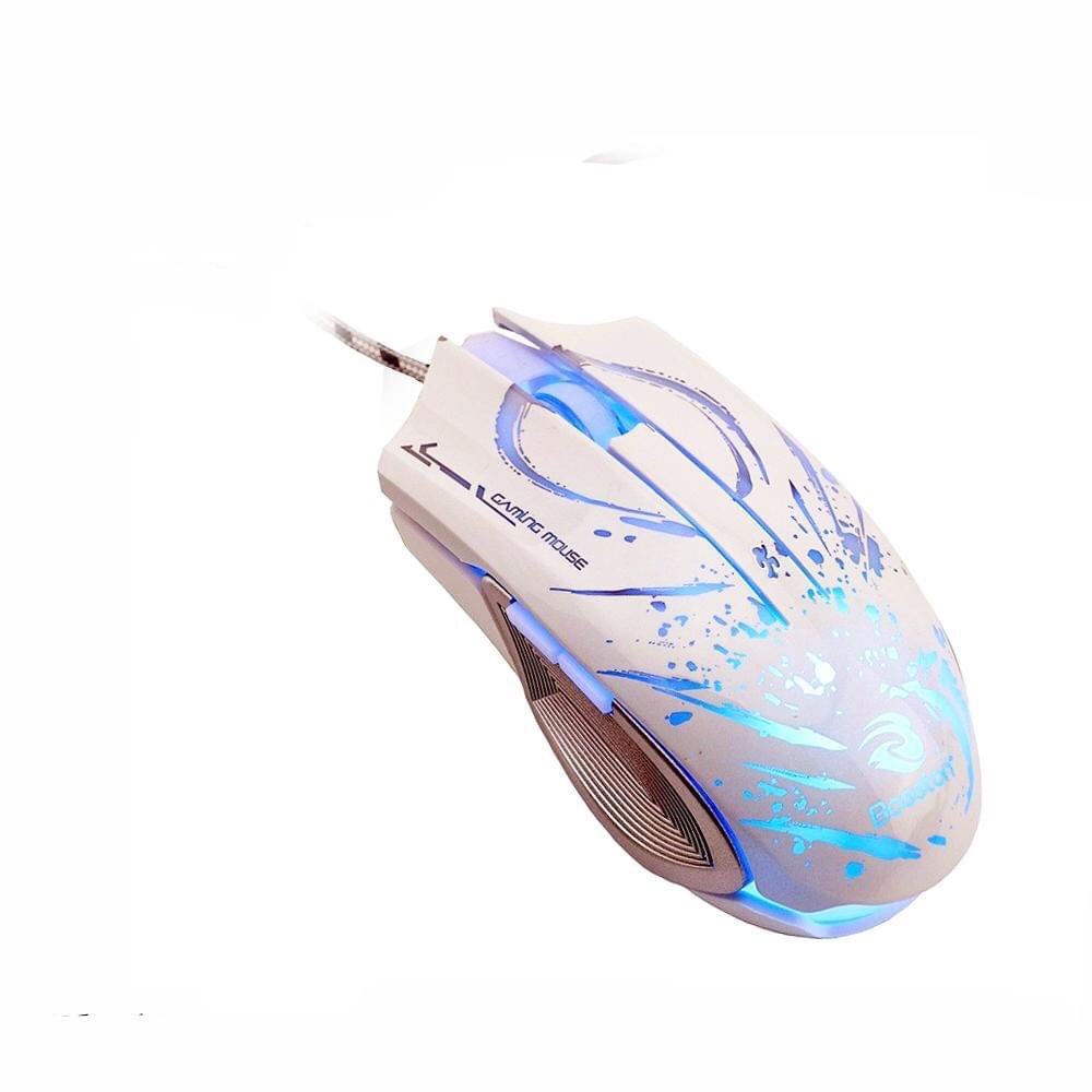 Chuột Chơi Game Có Dây Bosston GM100 2400DPI LED