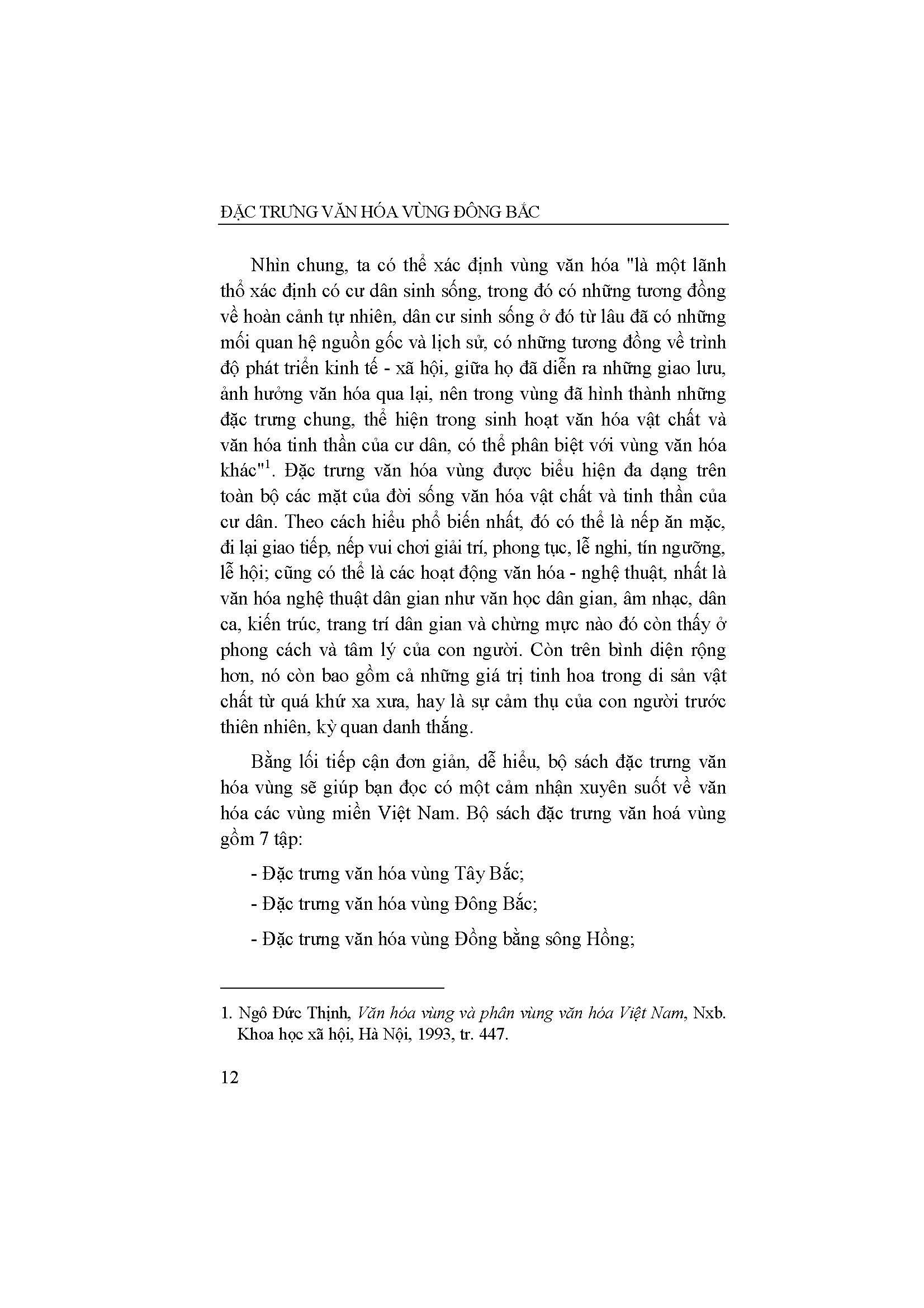 Đặc Trưng Văn Hóa Vùng Đông Bắc