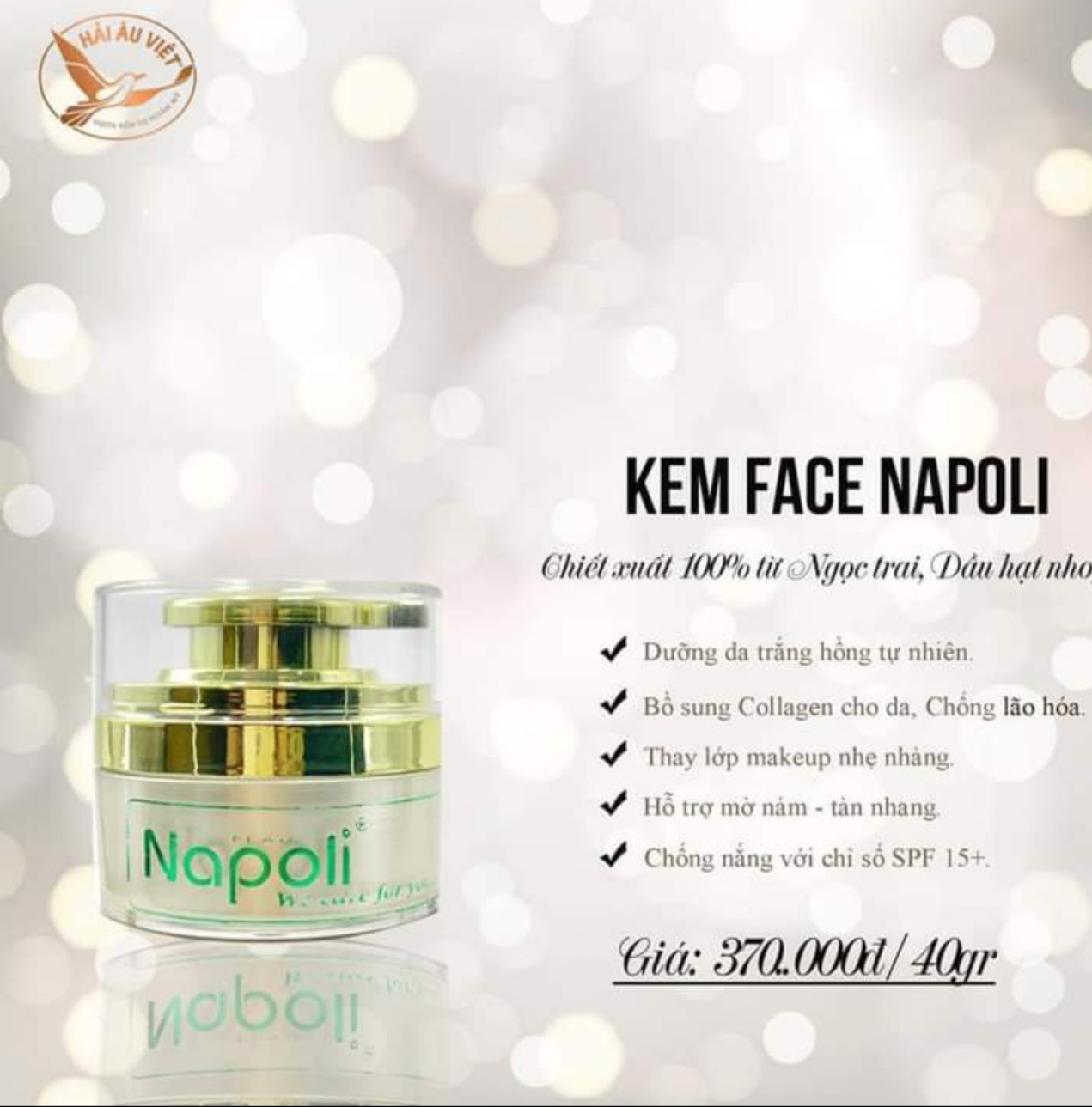 combo kem rửa mặt +noãn +kem face