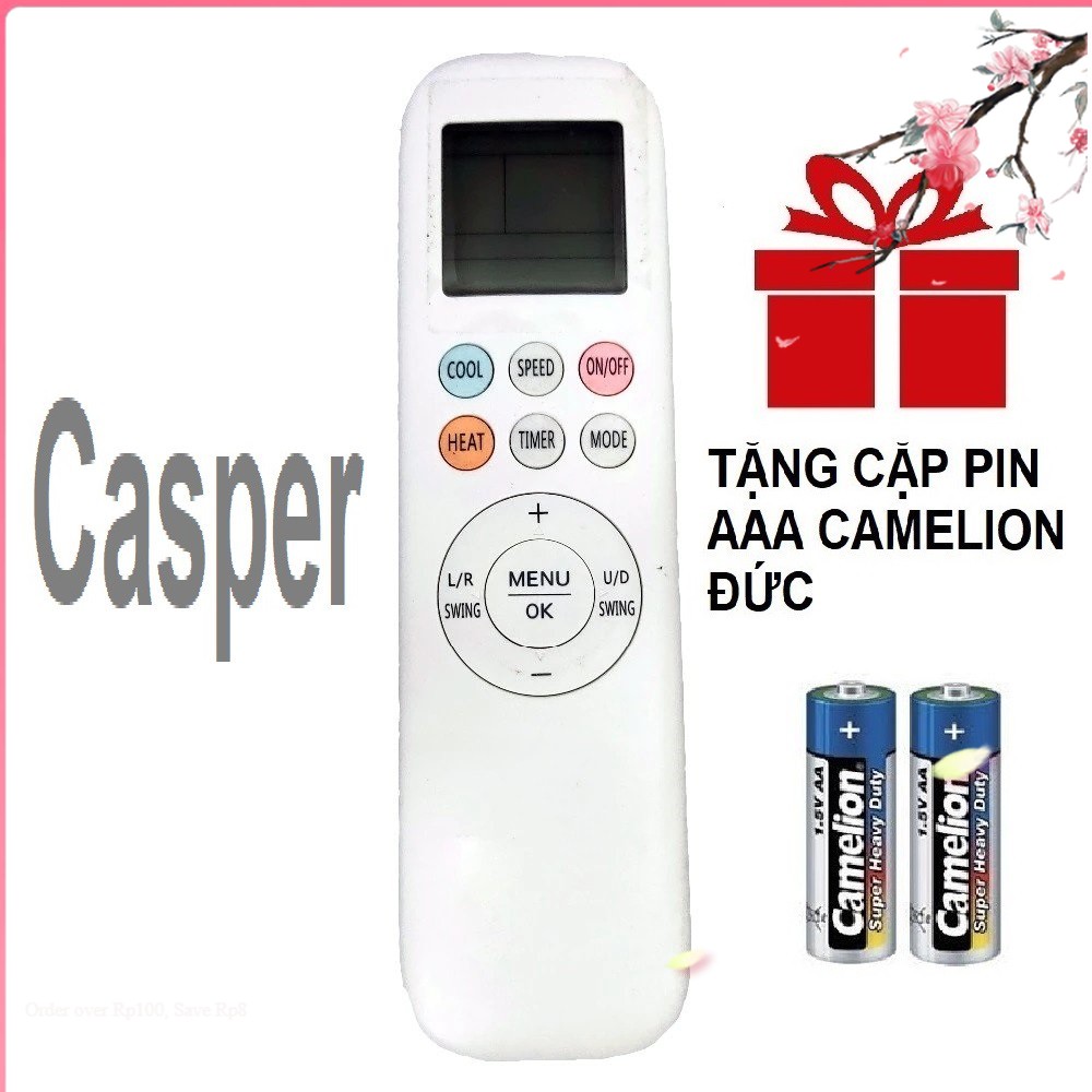 Remote Điều Khiển Máy Lạnh Máy Điều Hòa CASPER YKR [Cam kết chất lượng, BH 6 tháng]