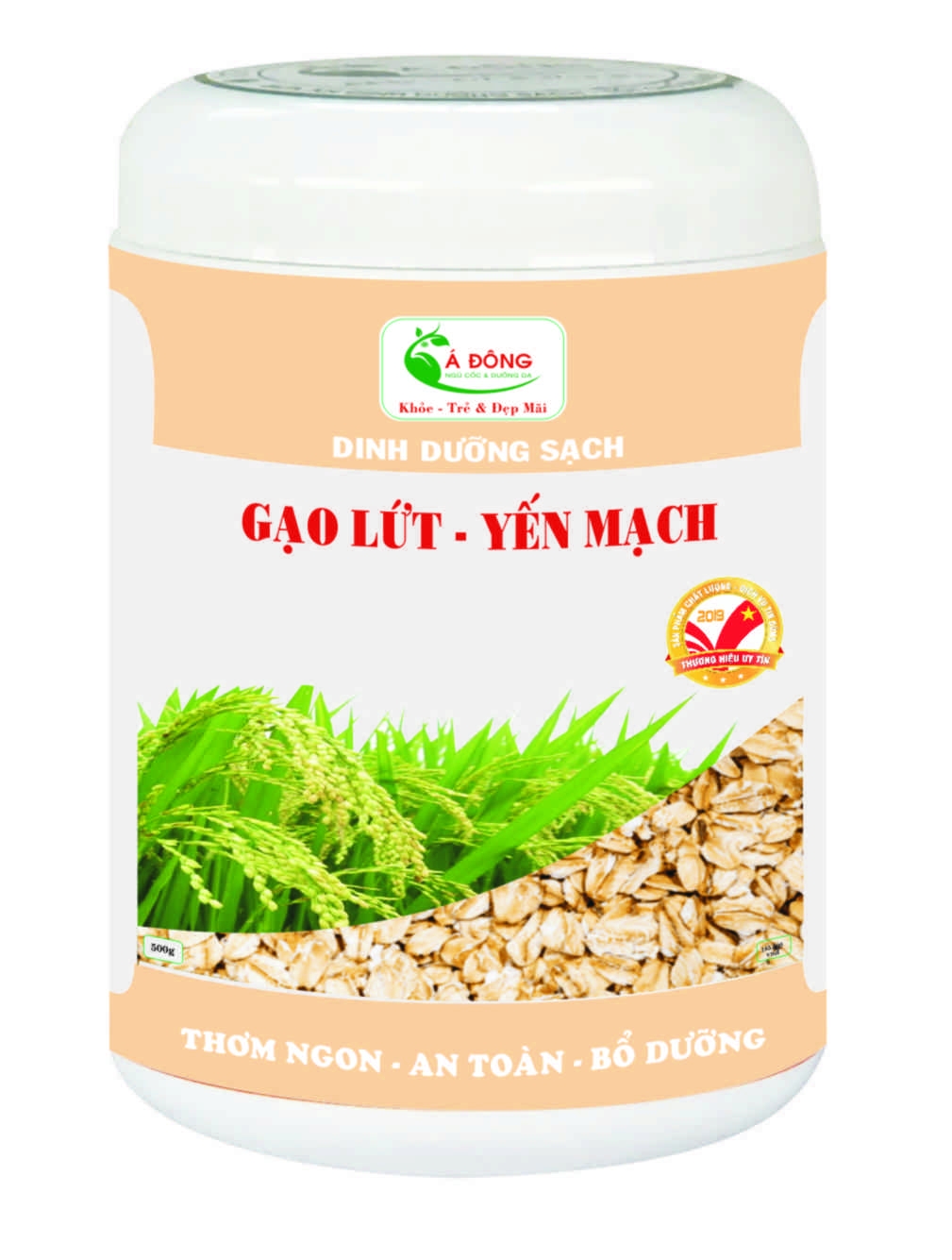 BỘT GẠO LỨT YẾN MẠCH CAO CẤP Á ĐÔNG 500GR