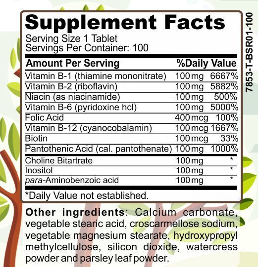 Viên uống Vitamin B tổng hợp Kirkland Super B-Complex 500 viên của Mỹ