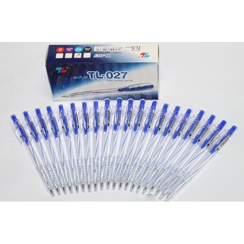 Bút Bi 027 Nét Nhỏ Trơn Mực Đều