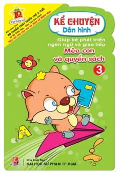 Fahasa - kể chuyện dán hình 3 - mèo con và quyển sách