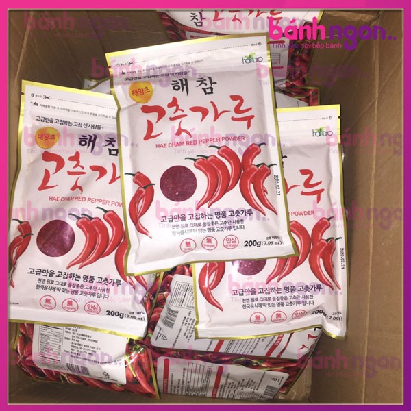 ỚT BỘT KIMCHI HANARO HÀN QUỐC LOẠI VẢY 200G
