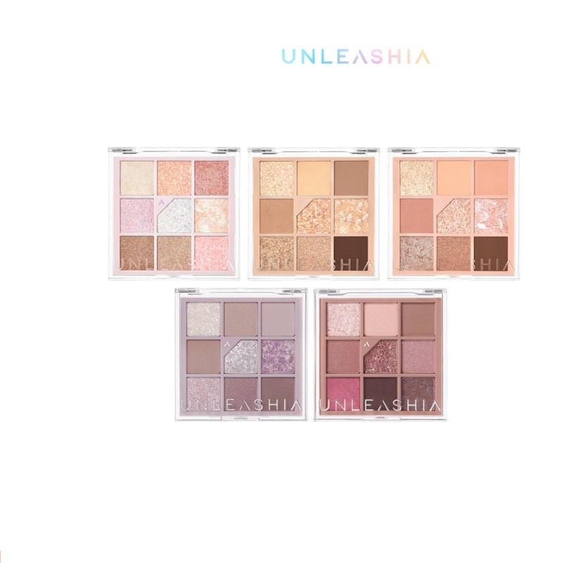 [HOÀN TIỀN 15%]Bảng phấn mắt 9 màu UNLEASHIA Glitter Eye Palette
