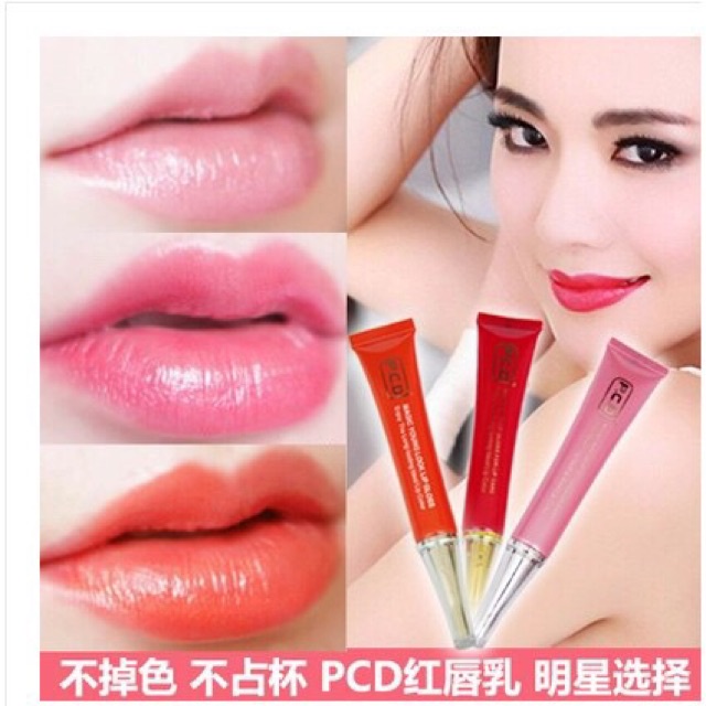 [Bộ 3 tip] Son Dưỡng PCD Kích Màu Sau Xăm 20g (Hàng Chuẩn)