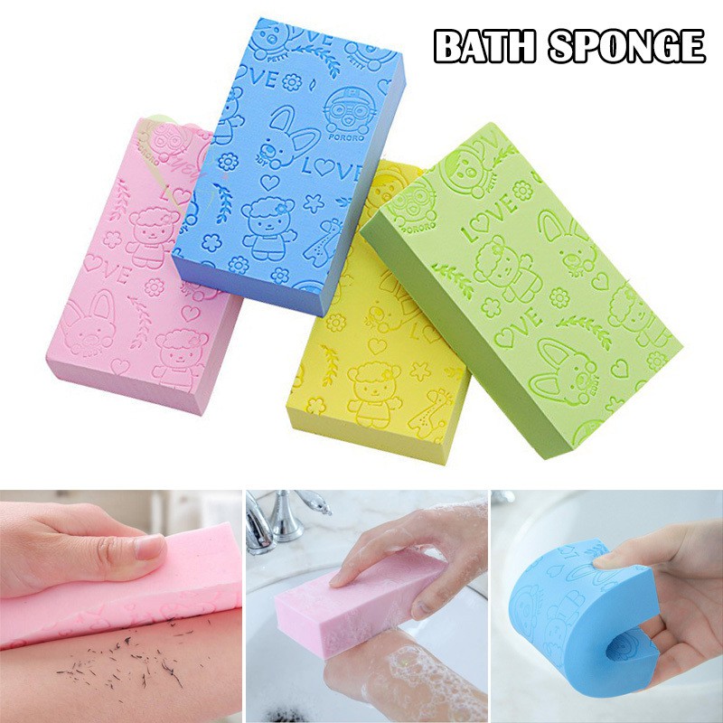 Bông tắm bọt biển tẩy tế bào chết
