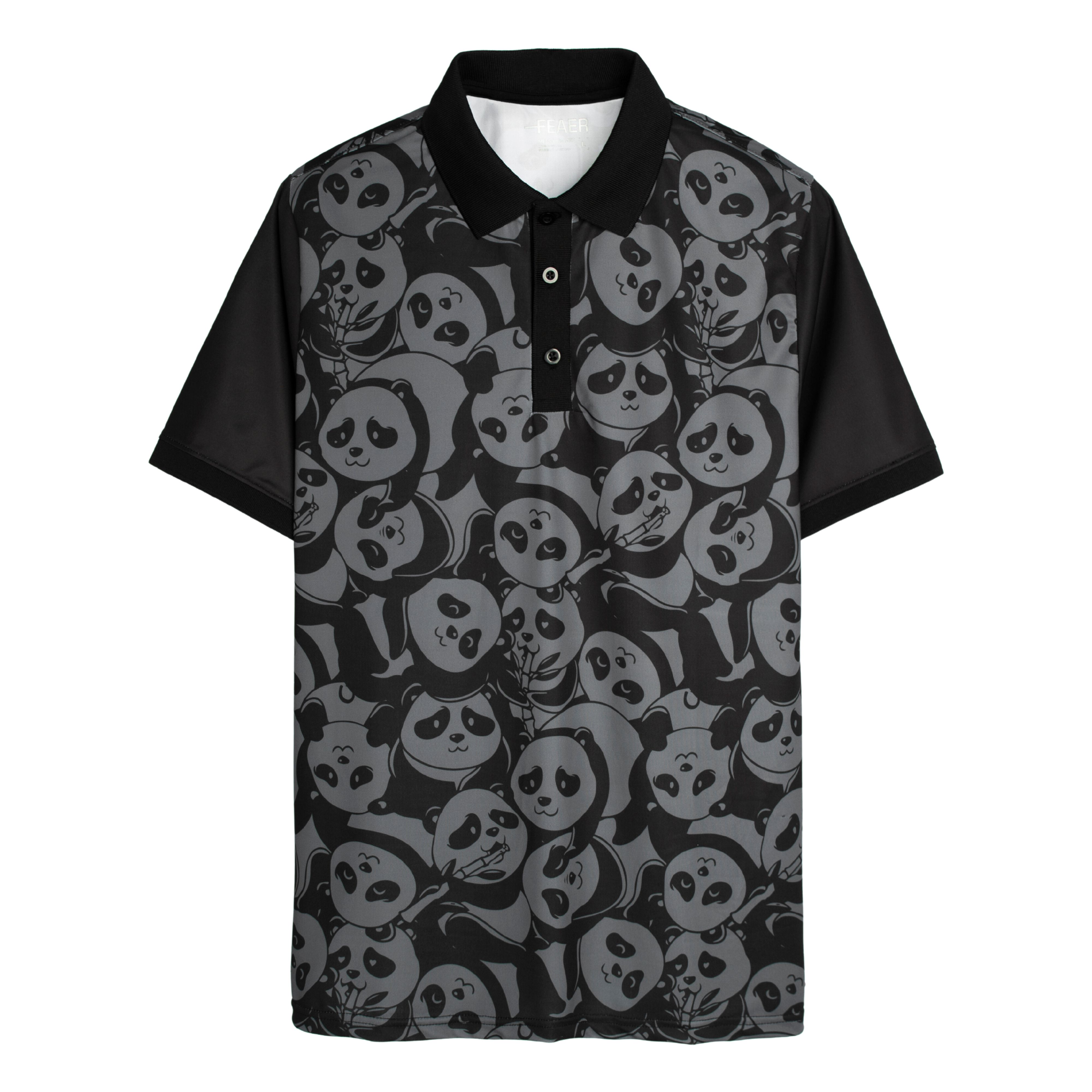 Áo polo nam cổ bẻ Giant Panda chất coolmax, mềm, thoáng mát, trẻ trung, độc đáo - FEAER