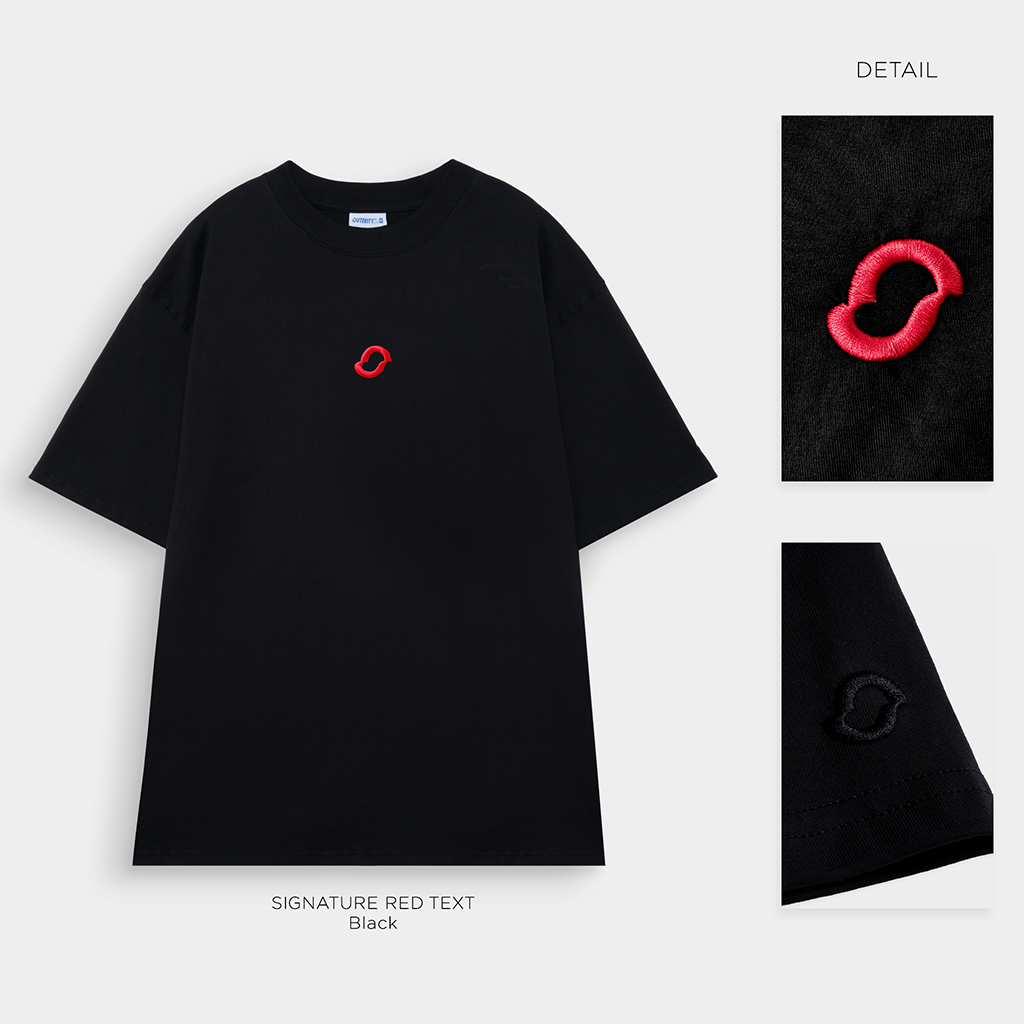 Áo thun Outerity Signature Red Text ver 3.0 / ORT.B 150