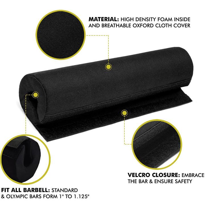 Đệm mút lót hổ trợ gánh tạ tập squat JS407