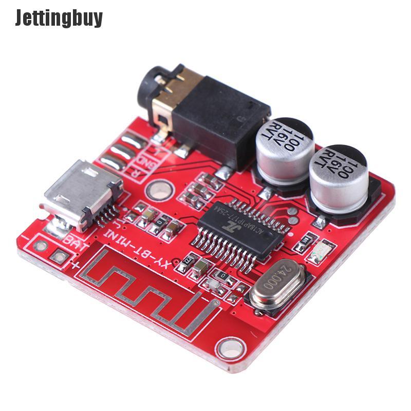 Jettingbuy 3.7-5v wireless bluetooth mp3 decoder board lossless decoding module tf card