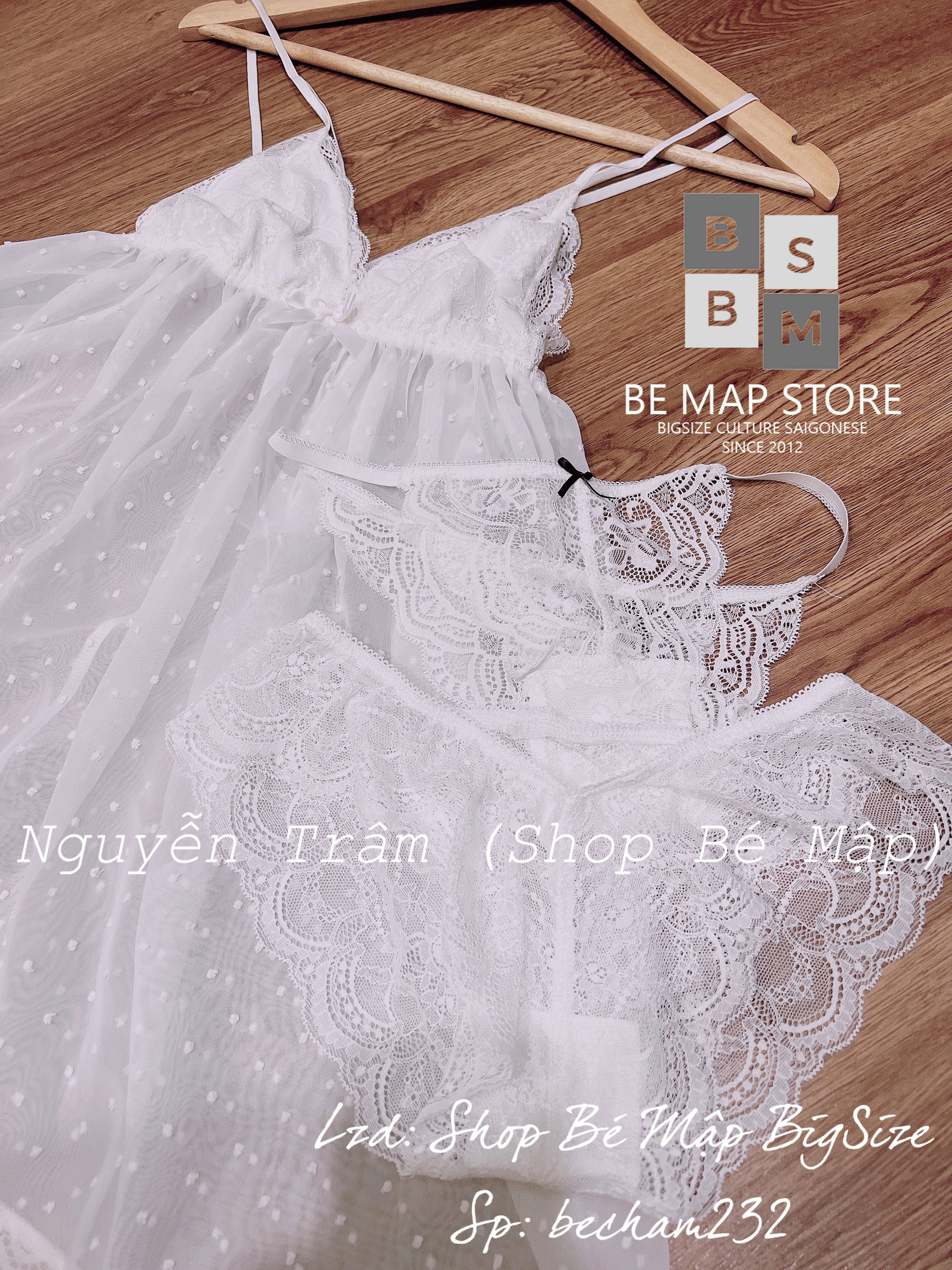 Set Bộ Ngủ Sexy 3 Món BigSize 50-75Kg [Hình Thật Chính Chủ]