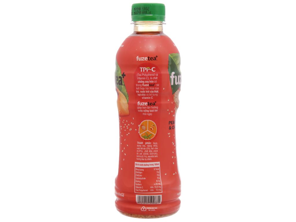 [Siêu thị WinMart] - Trà đào và hạt chia Fuze Tea 350ml