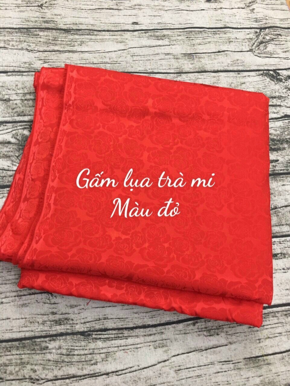 Vải gấm may áo dài, may áo bà ba cực đẹp