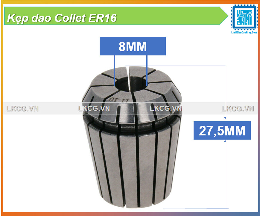 Kẹp dao collet er16
