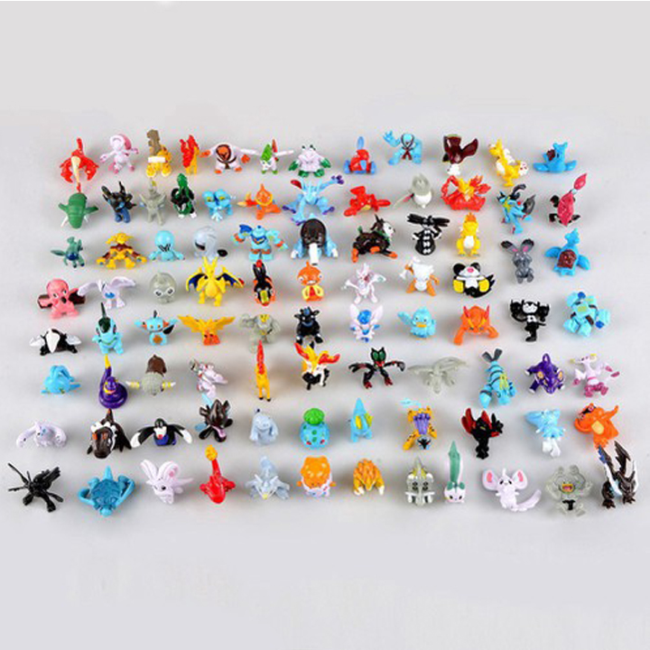 Bộ 144 Mô Hình Pokemon Mini Huyền Thoại
