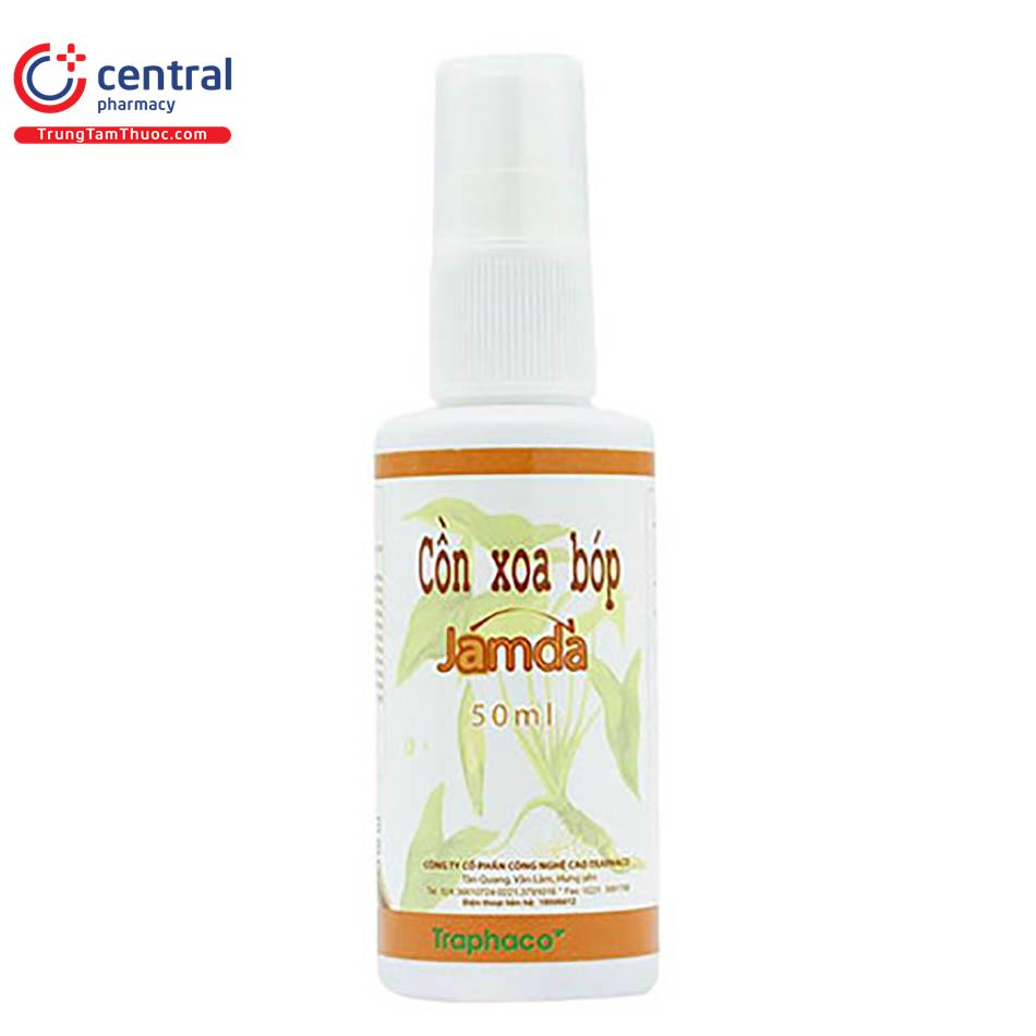 Cồn xoa bóp Jamda - 50ml