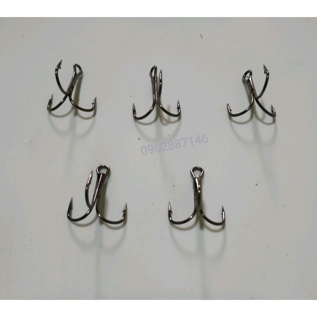 combo 5 lưỡi câu 3 tiêu chuyên lure   ( xả kho )