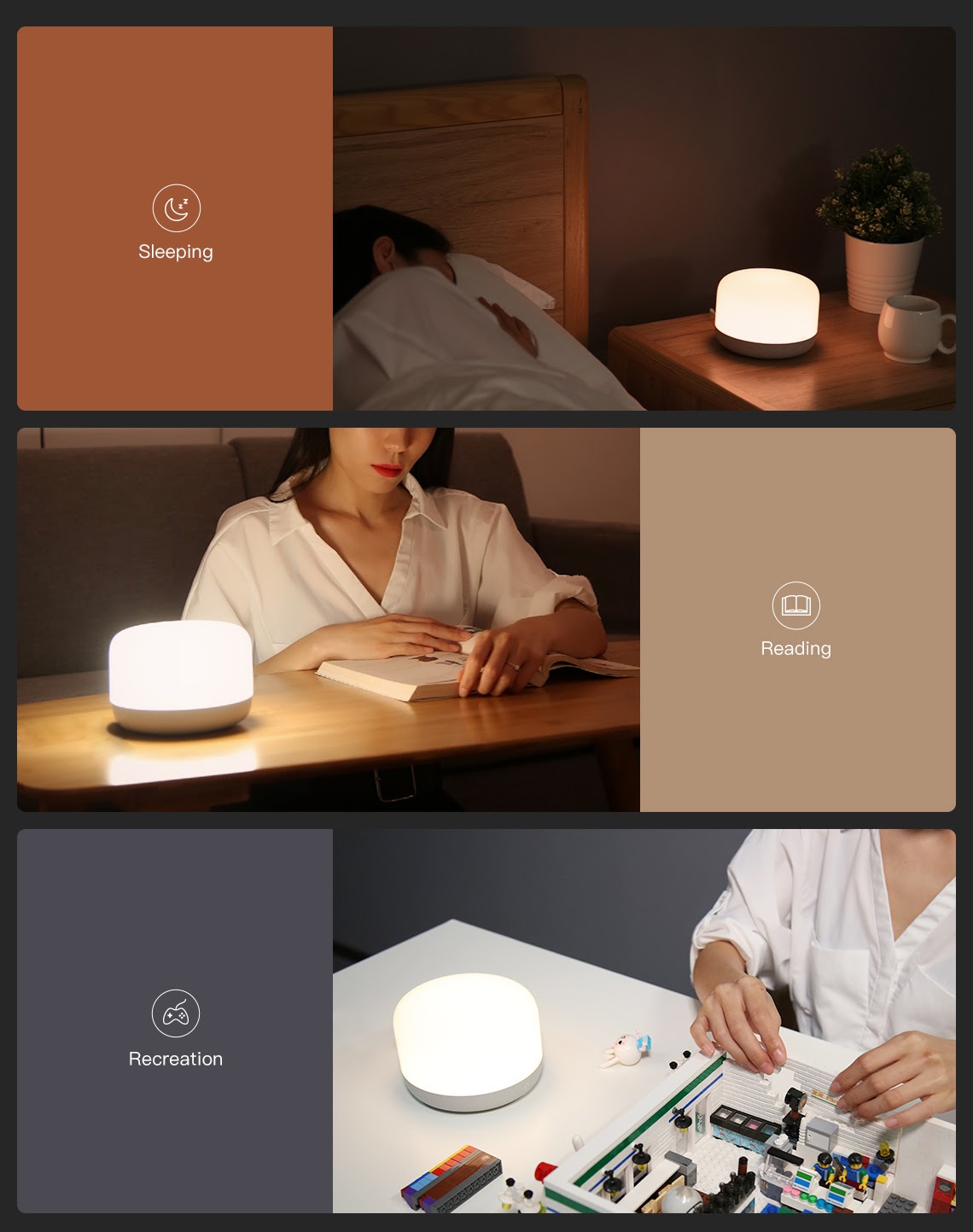 Đèn ngủ thông minh LED Bedside Lamp Yeelight D2