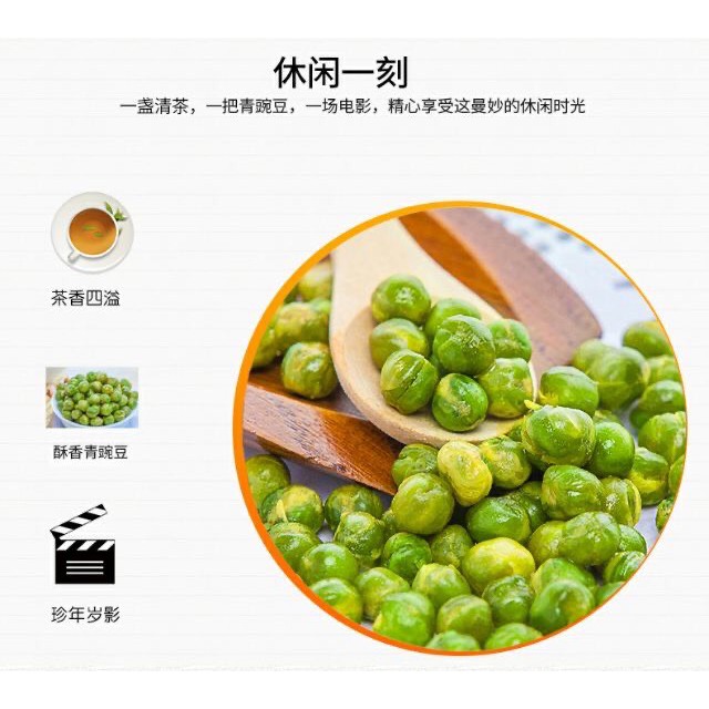 COMBO 500G HẠT ĐẬU HA LAN TẨM VỊ