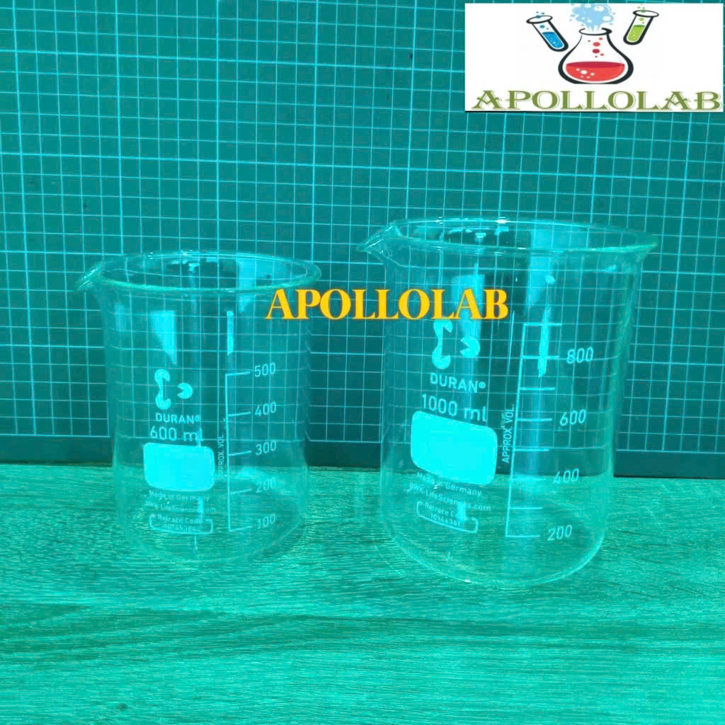 [Hãng Duran- Đức] Cốc thủy tinh có mỏ 600ml 1000ml