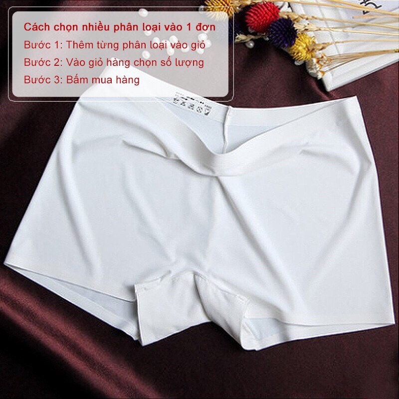 Combo  5 Quần Mặc Váy Đúc Su Nâng Mông Kháng Khuẩn