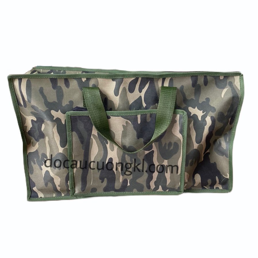 Túi xách thô 1 ngăn đựng đồ câu cá