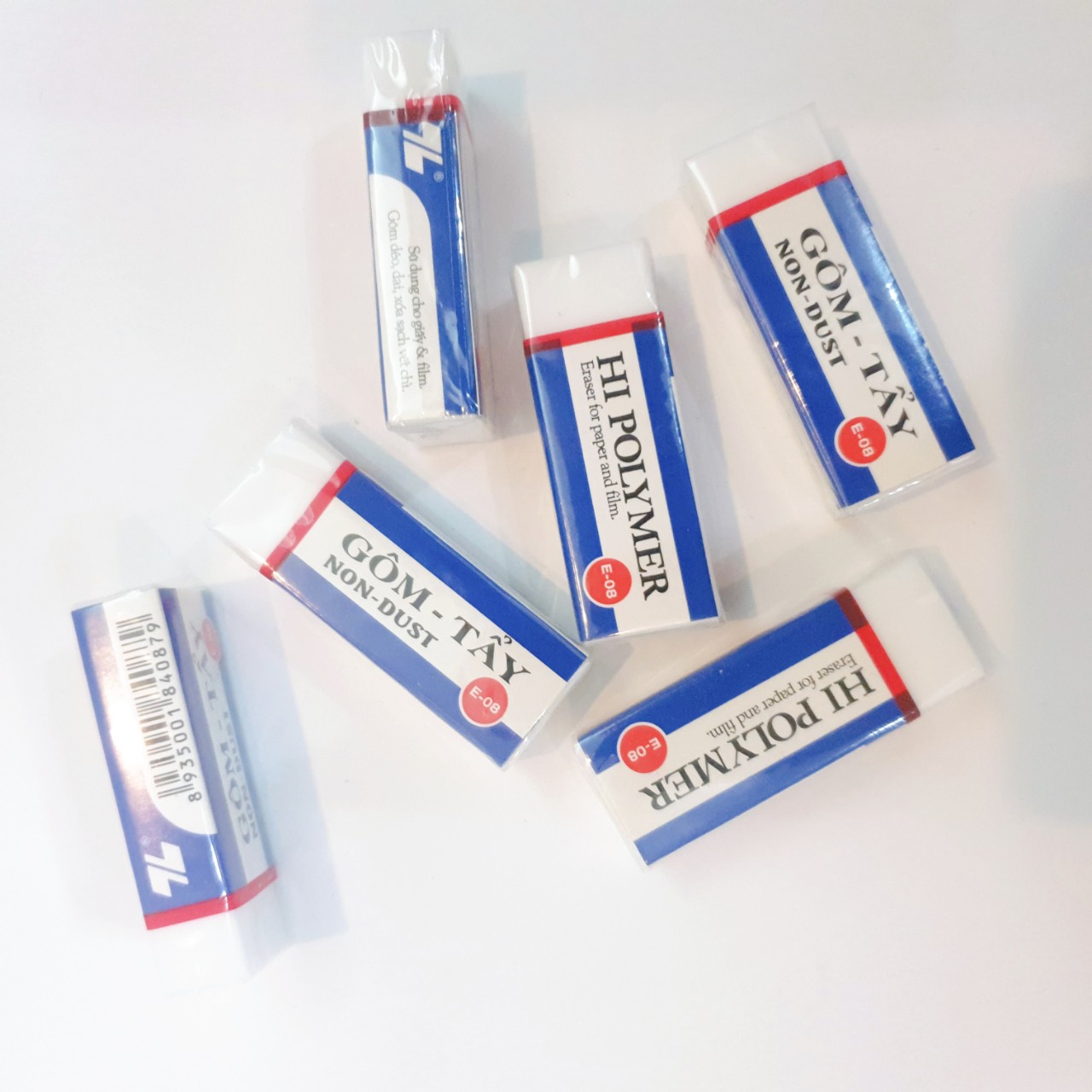 Gôm tẩy Hi-Polymer Thiên Long E-08 an toàn chất lượng