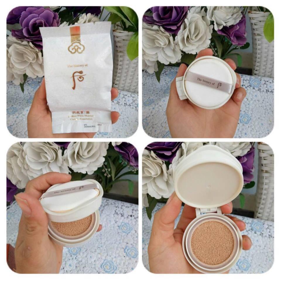Lõi phấn nước Whoo Radiant White Moisture Cushion Foundation