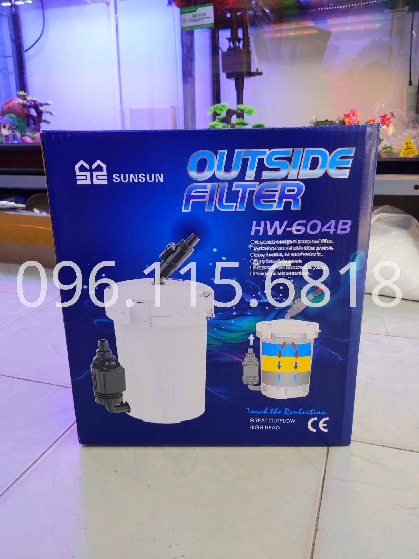 LỌC PHỤ KÈM BƠM SUNSUN HW 602B 603B 604B