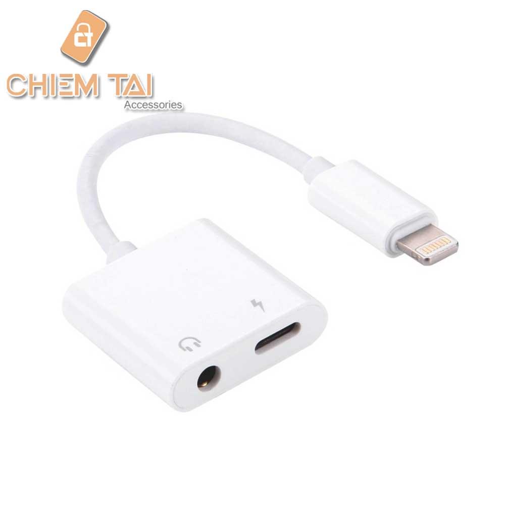 [HCM]Đầu chuyển Adapter lightning qua lightning và jack audio 3.5mm