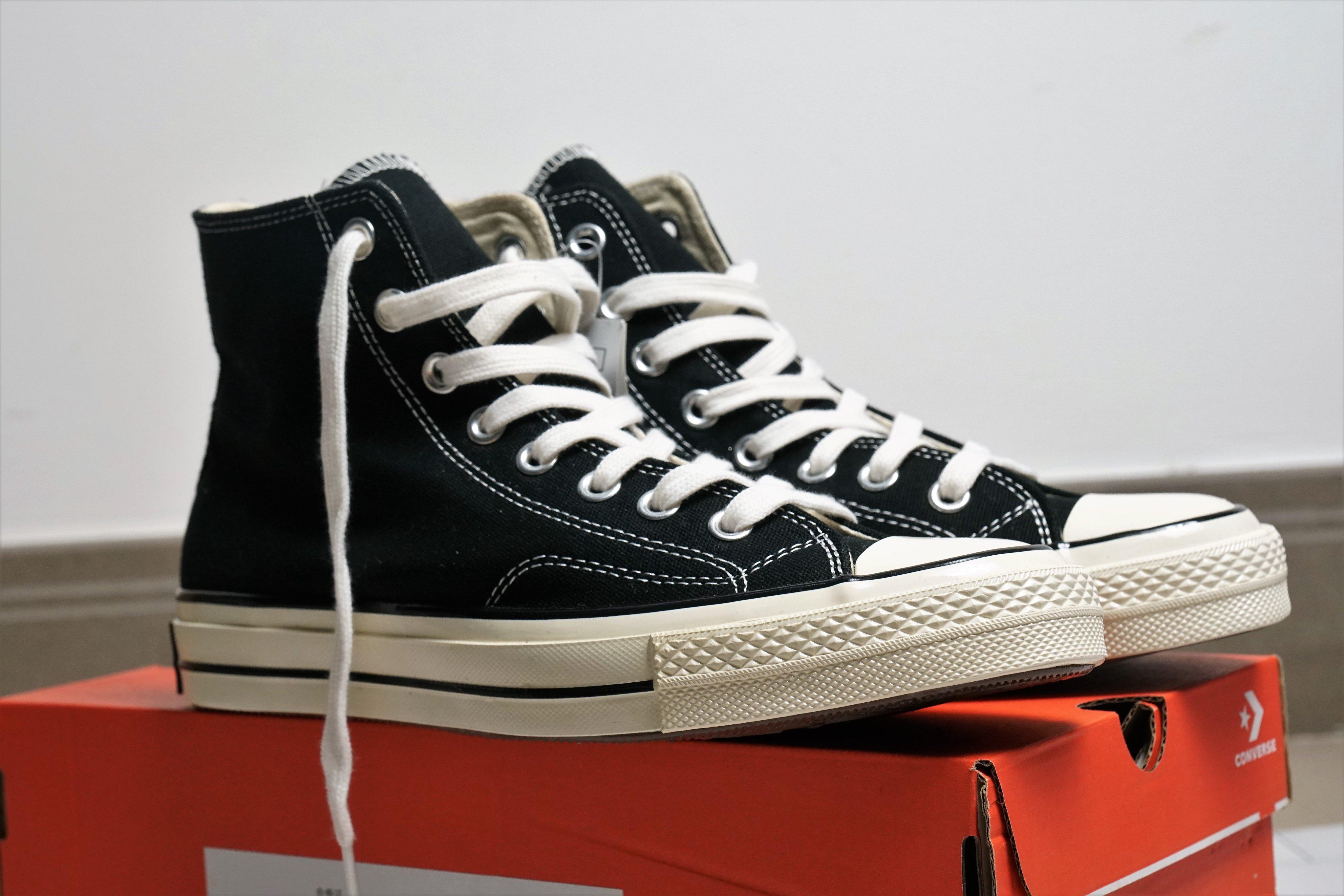 [Sale Shock] Giày Converse 1970s Đen Cổ Cao Hàng 1:1 - Size nam & nữ