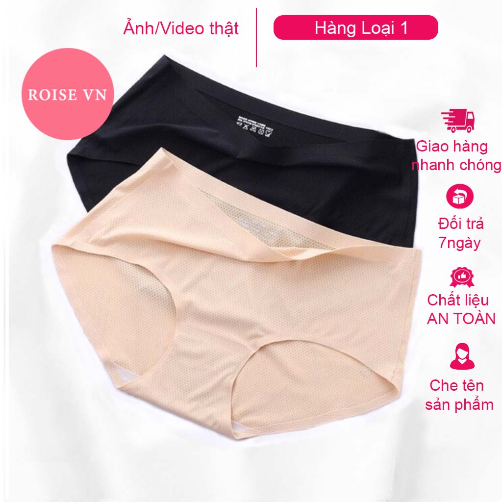 Set 10 Quần Lót Nữ Su Đúc Thông Hơi Chất Lanh Siêu Thoáng Mát Không Đường May Women 1523