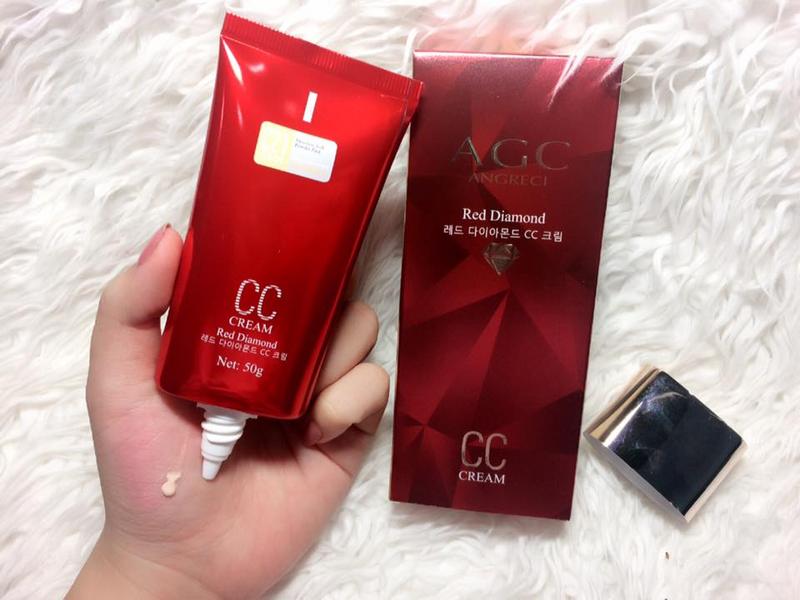 [HCM]Kem nền AGC Red Diamond CC Cream che khuyết điểm Hàn Quốc