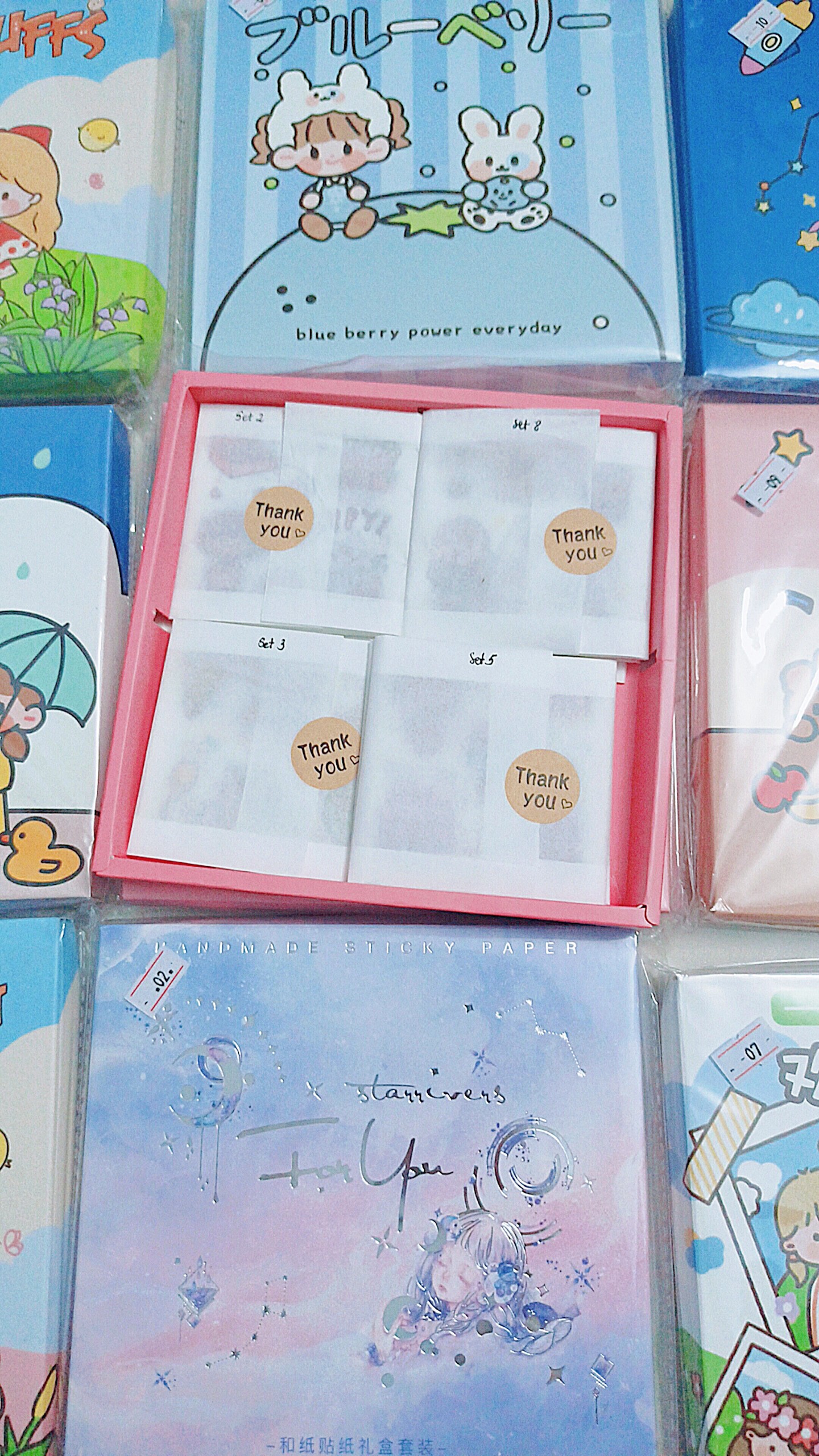 Set 25 tấm dán sticker hoạt hình