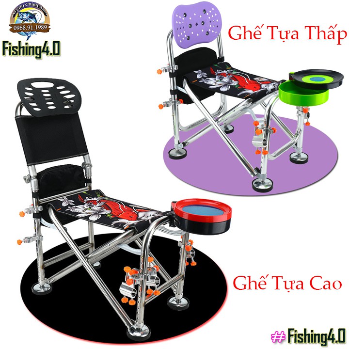 Ghế địa hình - ghế ngồi câu đài - ghế câu cá địa hình- full pad - msp : gđh01