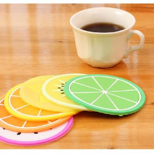 Set 5 miếng lót cốc hình hoa quả hap2222