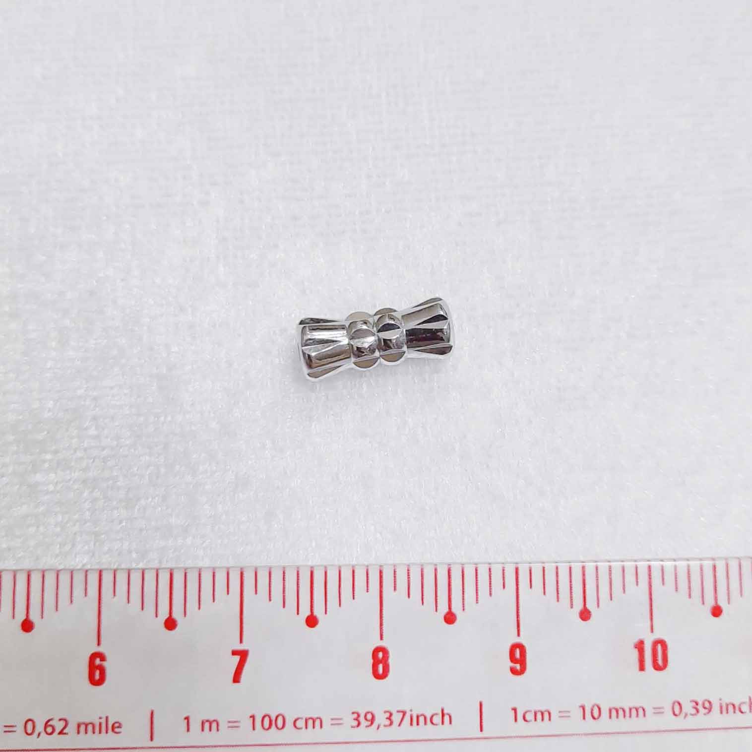 Stainless steel bracelet buckle clasp silver screw thread jewelry making necklace