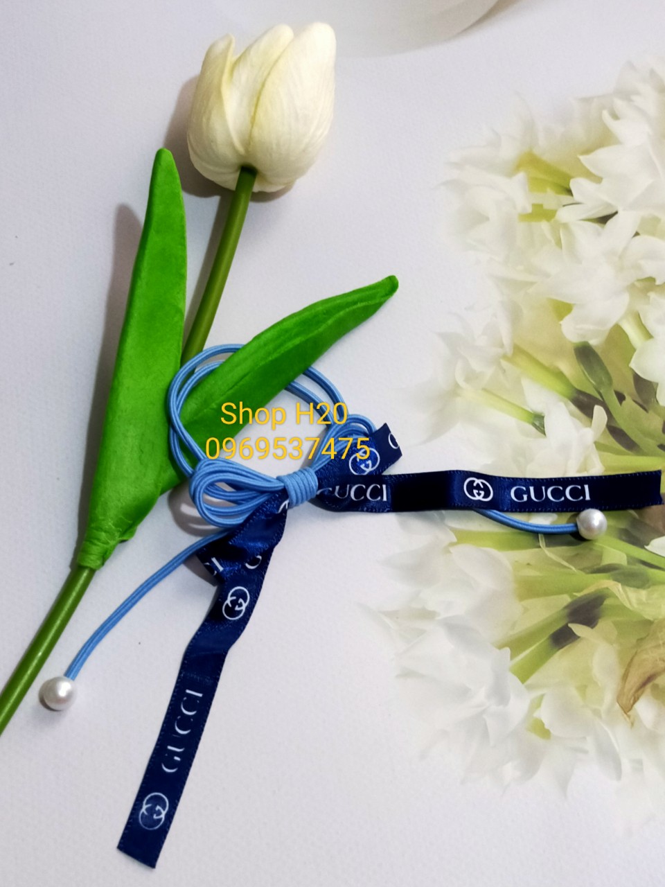 Sỉ 100 Dây Cột Tóc Nơ Dài Phong Cách Hàn Quốc Siêu Dễ Thương