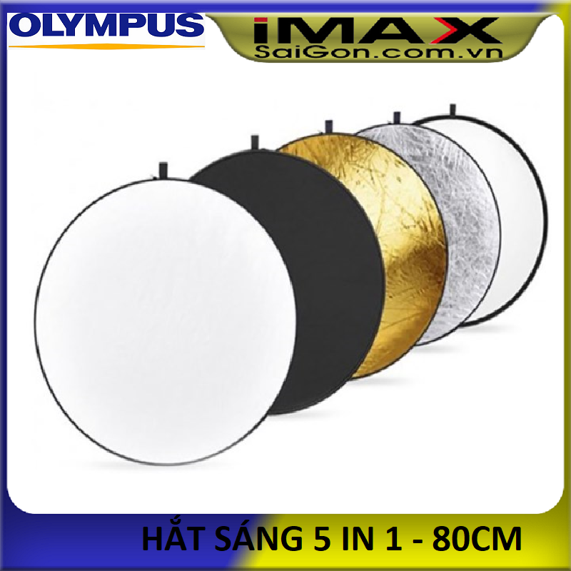 [HCM]HẮT SÁNG 5 IN 1 TRÒN - ĐƯỜNG KÍNH 80CM